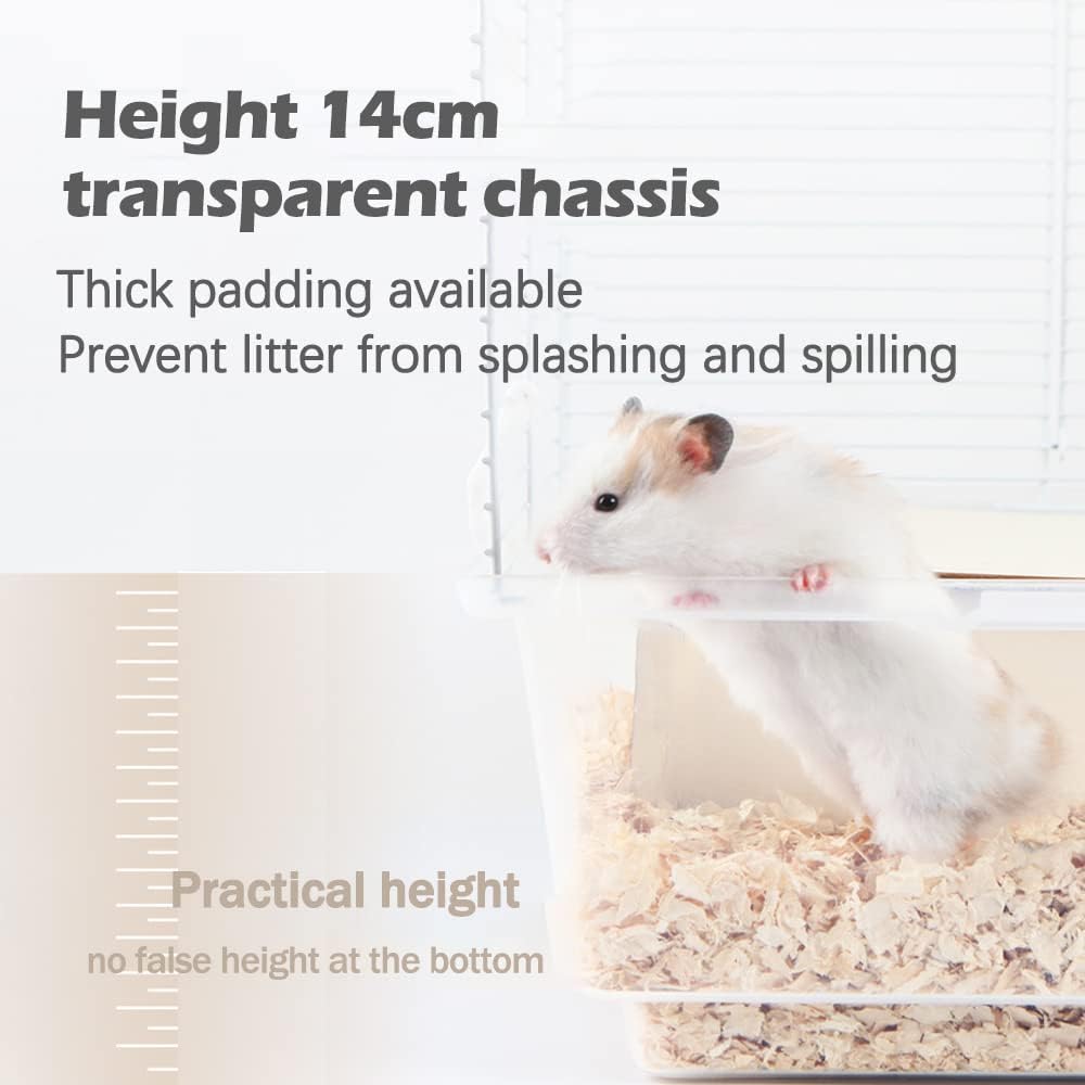 قفص هامستر، قفص هامستر بثلاث طبقات بمساحة كبيرة وموئل للهامستر القزم، والهامستر السوري، والجربوع أو غيرها من الحيوانات الصغيرة