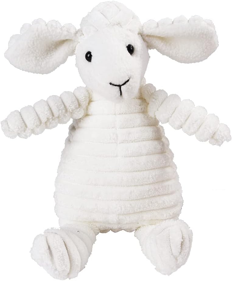 Dog Toys,Plush Corduroy Durable Dog Toy,Squeaky Plush Toys,Puzzle Toy for Dogs,Molar Training Toy,Funny Chew Durable Interactive Cotton Toys,Large Dog Teething Toys