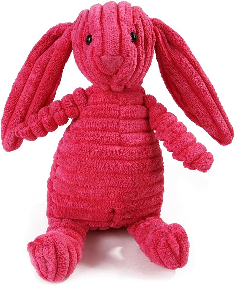 Dog Toys,Plush Corduroy Durable Dog Toy,Squeaky Plush Toys,Puzzle Toy for Dogs,Molar Training Toy,Funny Chew Durable Interactive Cotton Toys,Large Dog Teething Toys
