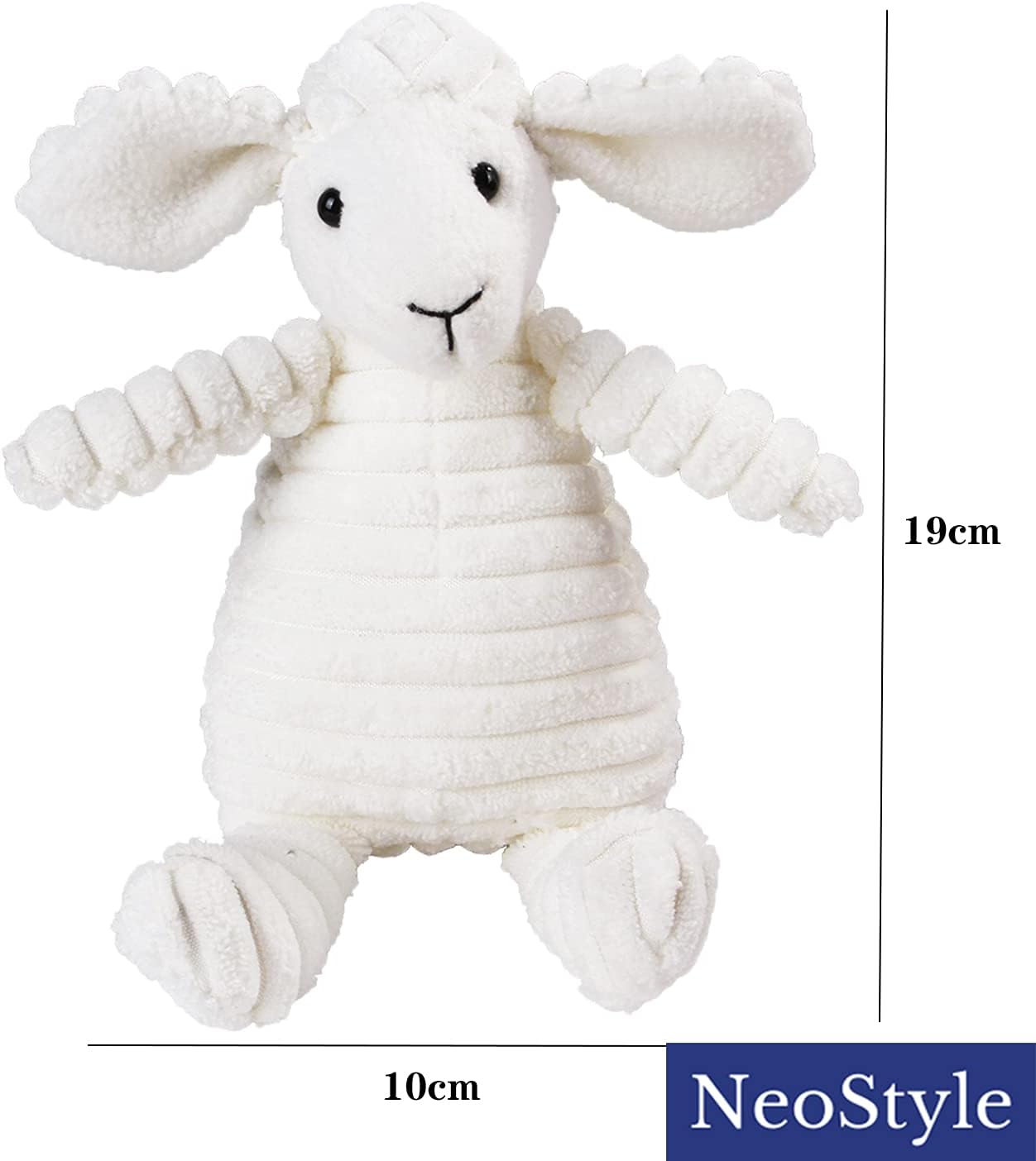 Dog Toys,Plush Corduroy Durable Dog Toy,Squeaky Plush Toys,Puzzle Toy for Dogs,Molar Training Toy,Funny Chew Durable Interactive Cotton Toys,Large Dog Teething Toys