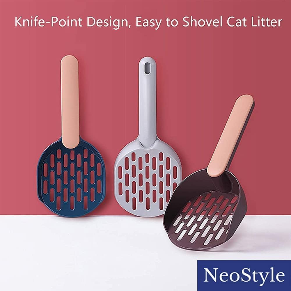 Pack of Cat Food Scoop+Litter Scoop,Pet Supplies Dog Food Spoon Cat Food Shovel Multi-Function Scoop,Cat Litter Scoop Shovel Pet Supplies Cleaner Tool