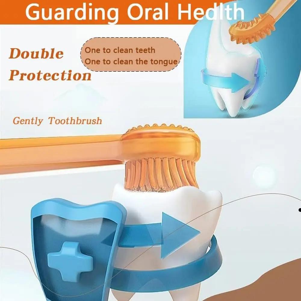 Pet Toothbrush, 360 ° Dog Tooth Cleaning Set, Cat Finger Cover Toothbrush for Cleaning Tongue Coating and Tooth Care, Pet Silicone Finger Cover Toothbrush Set Pets971.com