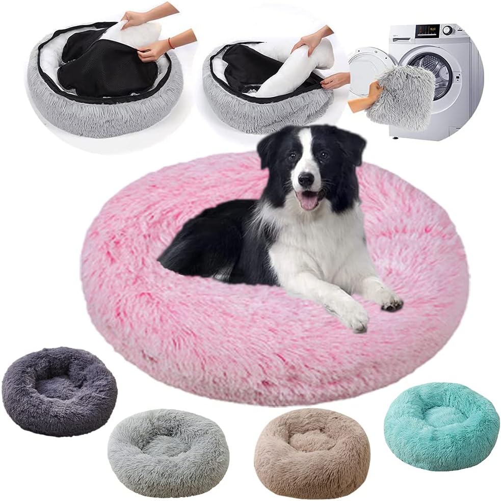 Cat Beds for Indoor Cats,Plush Pet Bed,Cat Sleeping Bed,Machine Washable Dog Bed,Snooze Sleeping Cozy Kitty Teddy Kennel,for Small Medium Large Pets