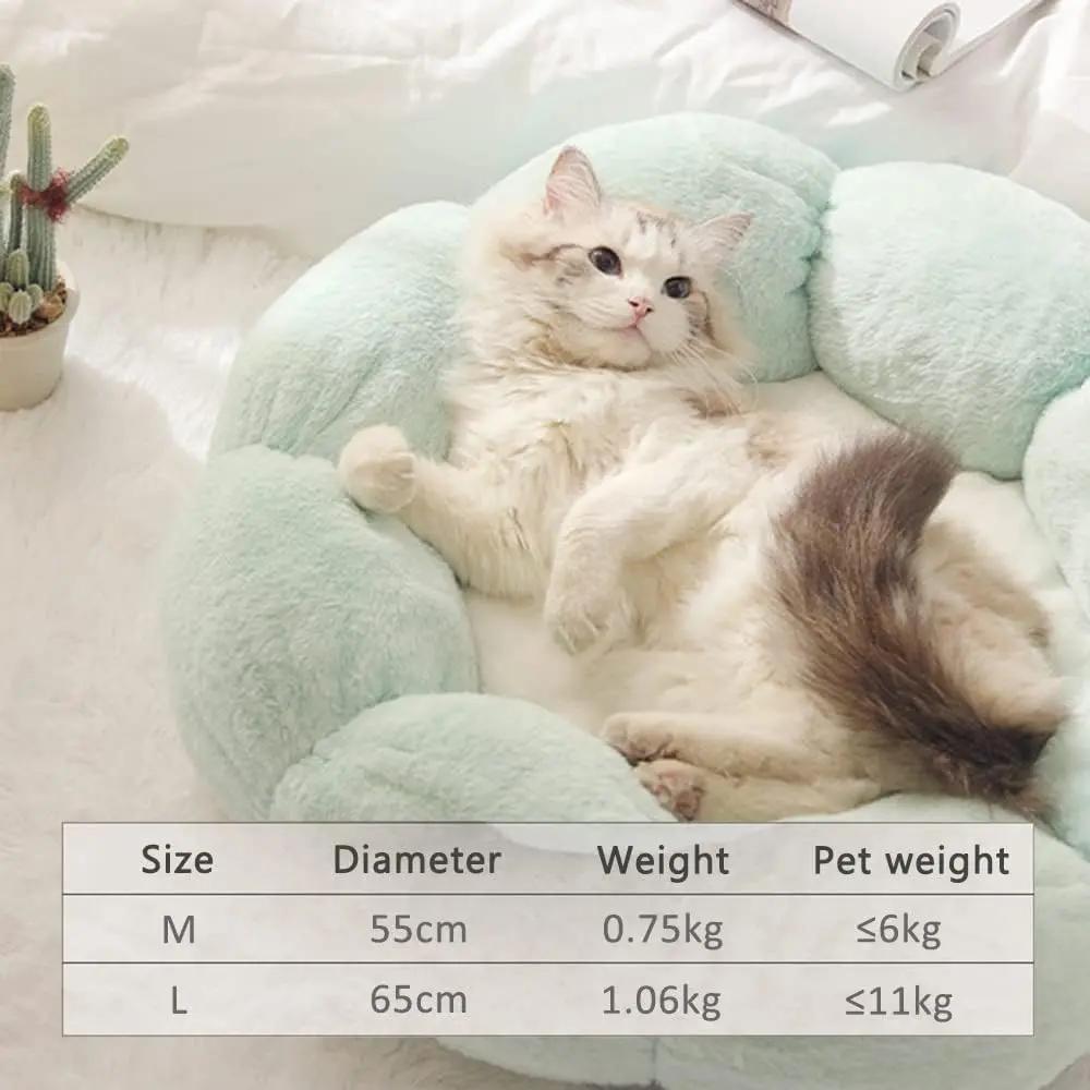 Plush Pet Bed, Cute Warm And Comfortable Sofa Pet Kennel, Thickened Non-Slip Soft Pet Bed For Dogs And Cats Pets971.com