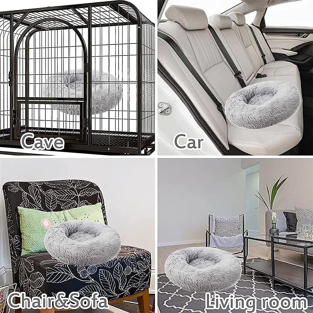 Cat Beds for Indoor Cats,Plush Pet Bed,Cat Sleeping Bed,Machine Washable Dog Bed,Snooze Sleeping Cozy Kitty Teddy Kennel,for Small Medium Large Pets