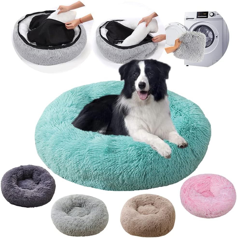 Cat Beds for Indoor Cats,Plush Pet Bed,Cat Sleeping Bed,Machine Washable Dog Bed,Snooze Sleeping Cozy Kitty Teddy Kennel,for Small Medium Large Pets