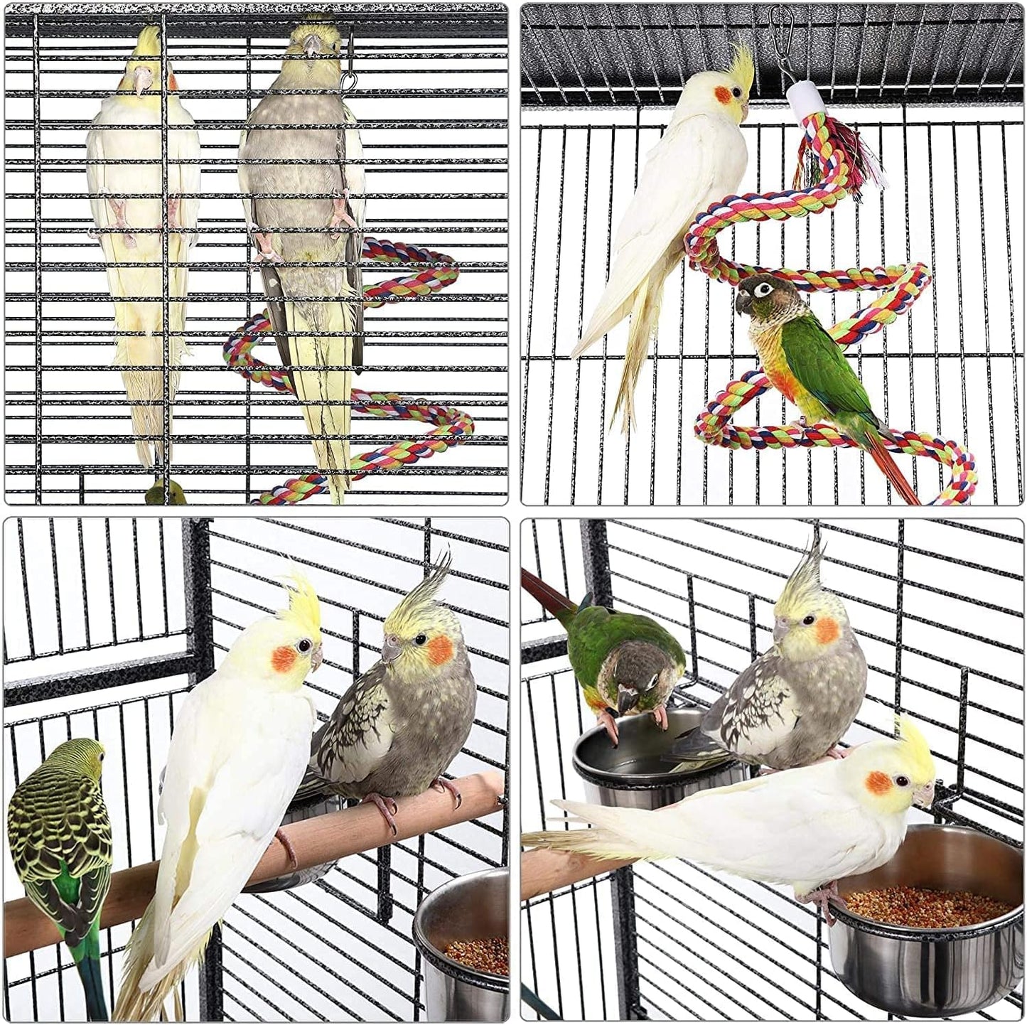 Bird Cage Large Size 81L x 76W x 173H centimeters