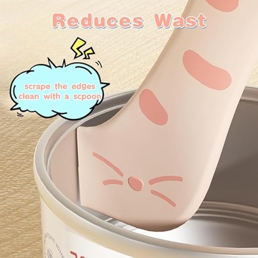 Pet Canning Spoon Silicone Can Opener Fresh-keeping Can Seal Lid Cover for Dog Cat Wet Cans Food Storage Lids for Pets Dogs Cats