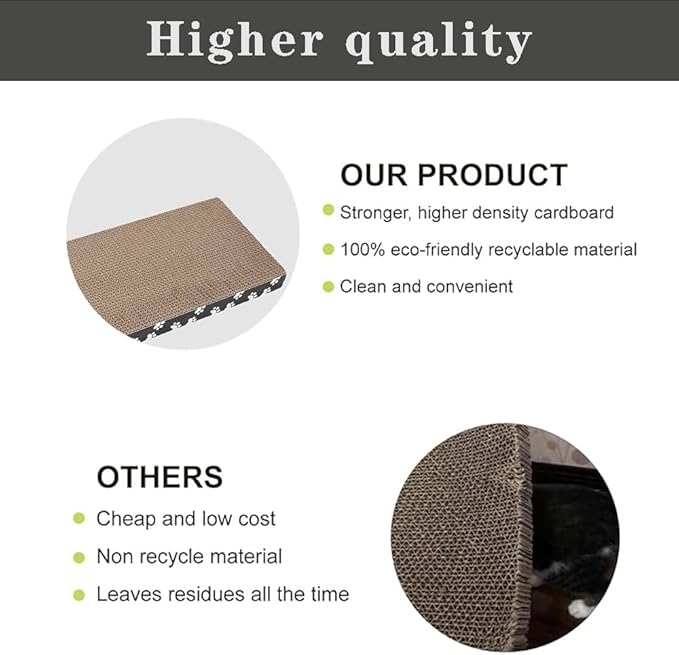 Cat Scratching Board, Indoor Cat Scratching Board with Catnip, Wear-resistant, Protect Furniture from Damage, Suitable for Cats(Straight board(1pc))