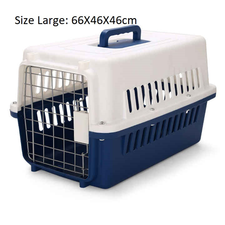 Two-Door Pet Carrier,Hard-Sided Dog Carrier,Breathable and Safe,Easy Assembly,Cat Carriers for Small Medium Large Rabbits Cats and Dogs