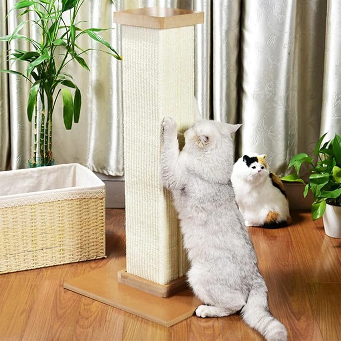 Ultimate Cat Scratching Post(white) 80cm Tall