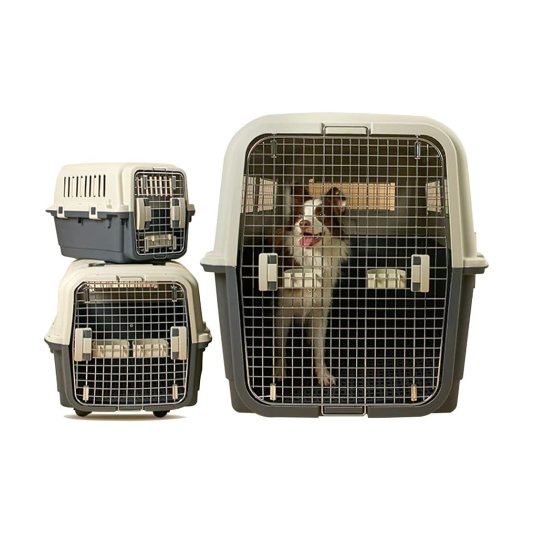 Two-Door Pet Carrier,Hard-Sided Dog Carrier,Breathable and Safe,Easy Assembly,Cat Carriers for Small Medium Large Rabbits Cats and Dogs