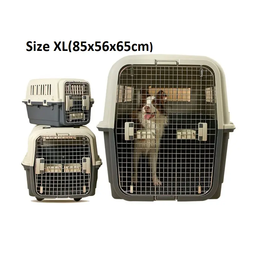 Two-Door Pet Carrier,Hard-Sided Dog Carrier,Breathable and Safe,Easy Assembly,Cat Carriers for Small Medium Large Rabbits Cats and Dogs Pets971.com