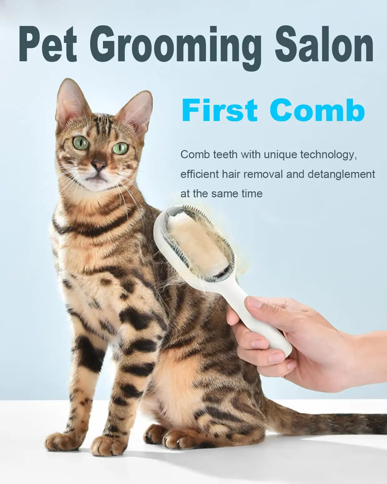 Pet Hair Removing Brush for Cats and Dogs – Gentle Grooming & Effective Fur Removal Pets971.com