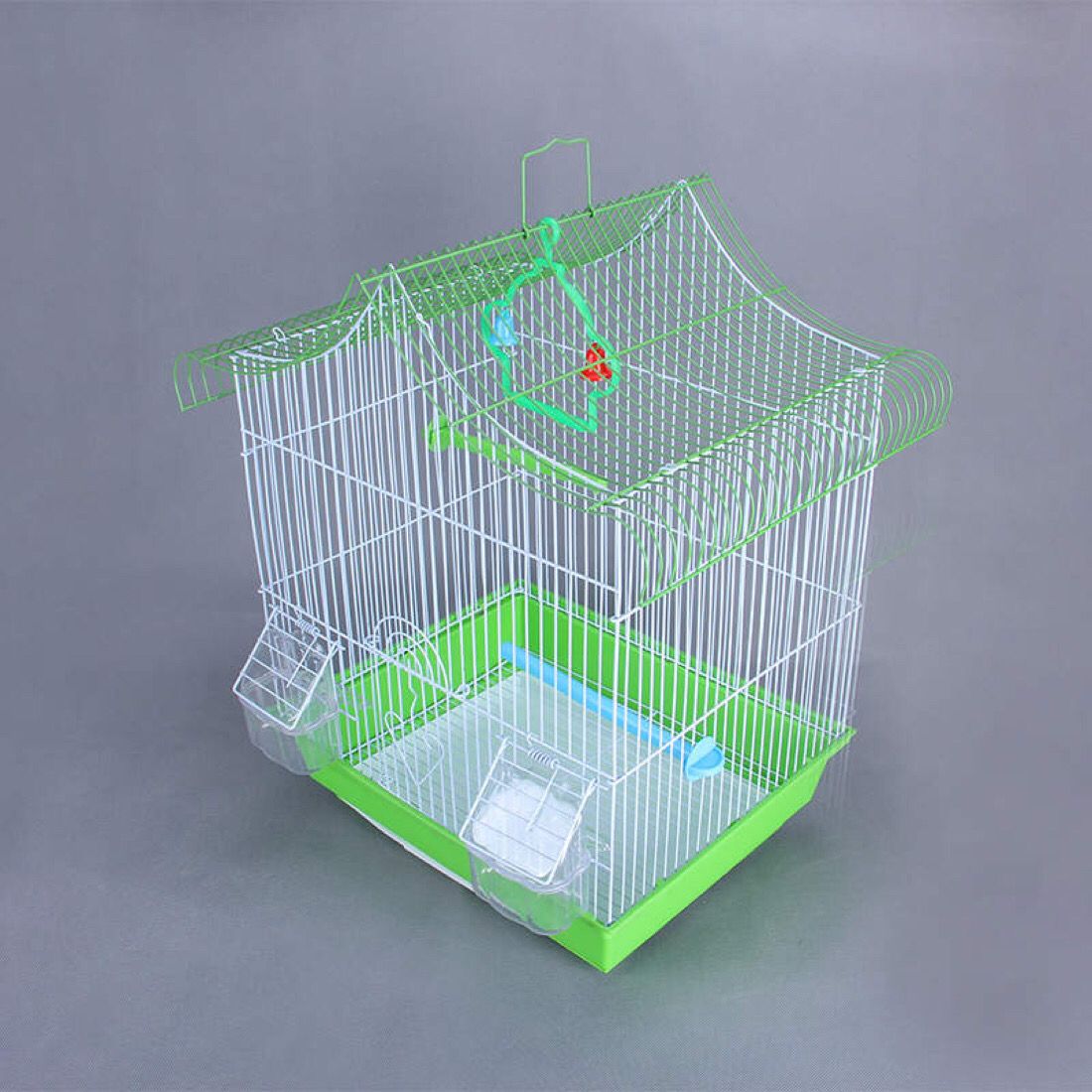 قفص طيور صغير 30*22*38 سم على شكل كوخ