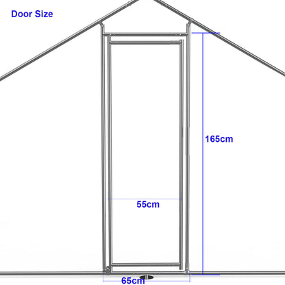 Large Outdoor Chicken Coop Size 3*4*1.95Mtr