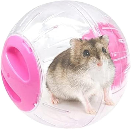 Hamster Exercise Ball, Transparent Hamster Sports Ball Running Hamster Wheel, Hamster Cage Accessories Guinea Pig Running Ball Toy