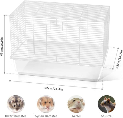 Hamster Cage, 3 Layers Large Space Hamster Cage and Habitat for Dwarf Hamsters, Syrian Hamsters, Gerbils or Other Small Animals