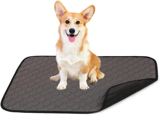 Reusable Dog Pee Pad, 67*100cm Washable Puppy Training Mat, 4-Layer Waterproof Non-Slip Breathable Super Absorbent Pads For Dog and Cat
