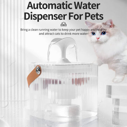 Cat Water Fountain,Smart Silent Pet Water Dispenser,Pet Fountain Replacement Filter Suitable for Cats and Dogs and other pets