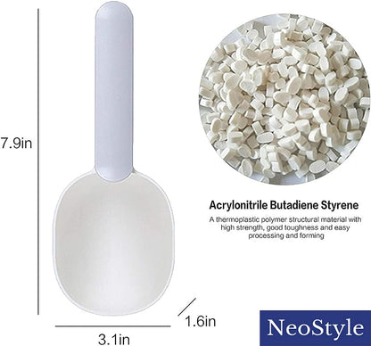 Pack of Cat Food Scoop+Litter Scoop,Pet Supplies Dog Food Spoon Cat Food Shovel Multi-Function Scoop，Cat Litter Scoop Shovel Pet Supplies Cleaner Tool