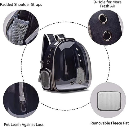 Pet Carrier Backpack (Black)