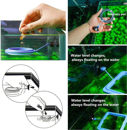 وحدة تغذية الأسماك، وحدة تغذية أسماك مريحة لأحواض السمك وأحواض الاستحمام، موزع طعام الأسماك لعطلات نهاية الأسبوع 