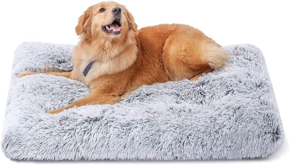 Large Dog Bed, Plush Soft and Comfortable Pet Bed, with Non-Slip Bottom Washable Dog Mat, Suitable for Medium and Large Dogs