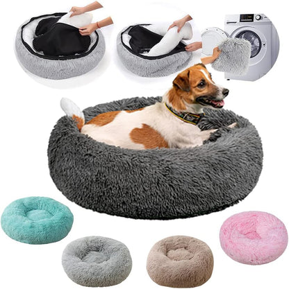 Cat Beds for Indoor Cats,Plush Pet Bed,Cat Sleeping Bed,Machine Washable Dog Bed,Snooze Sleeping Cozy Kitty Teddy Kennel,for Small Medium Large Pets