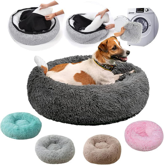 Cat Beds for Indoor Cats,Plush Pet Bed,Cat Sleeping Bed,Machine Washable Dog Bed,Snooze Sleeping Cozy Kitty Teddy Kennel,for Small Medium Large Pets