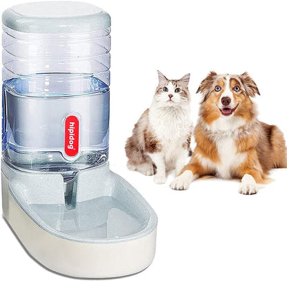 Automatic Dog Cat Feeder and Water Dispenser, 3.8L Large Capacity Dog Water Dispenser Dog Food Dispenser Set for Small, Medium and Large Pets