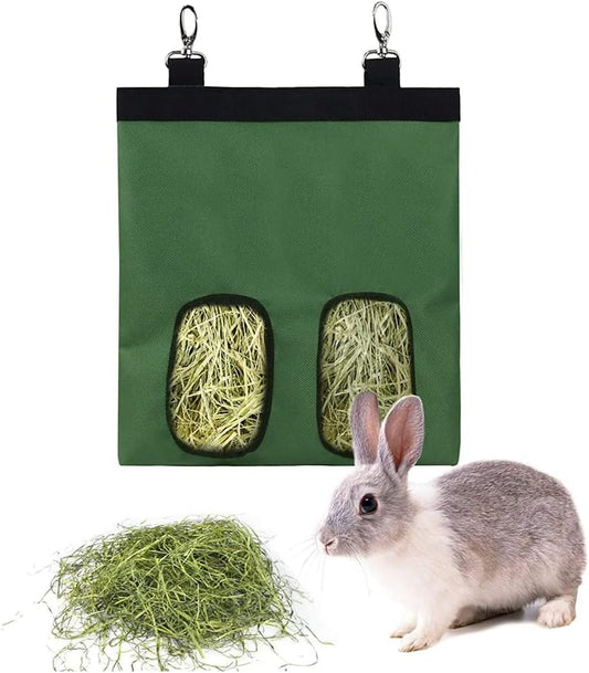 Rabbit Hay Feeder Bag, Guinea Pig Feeder Storage Bag, Rabbit Hay Bag, Guinea Pig Feeder, Small Animal Hanging Hay Feeder Storage Bag