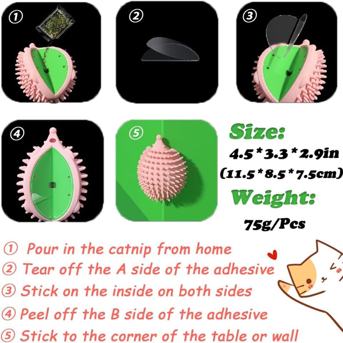 Cat Feather Toys,Cat Wand Toy with Powerful Suction Cup,Interactive Cat Toy Detachable Feather Replacements with Bell for Indoor Cats