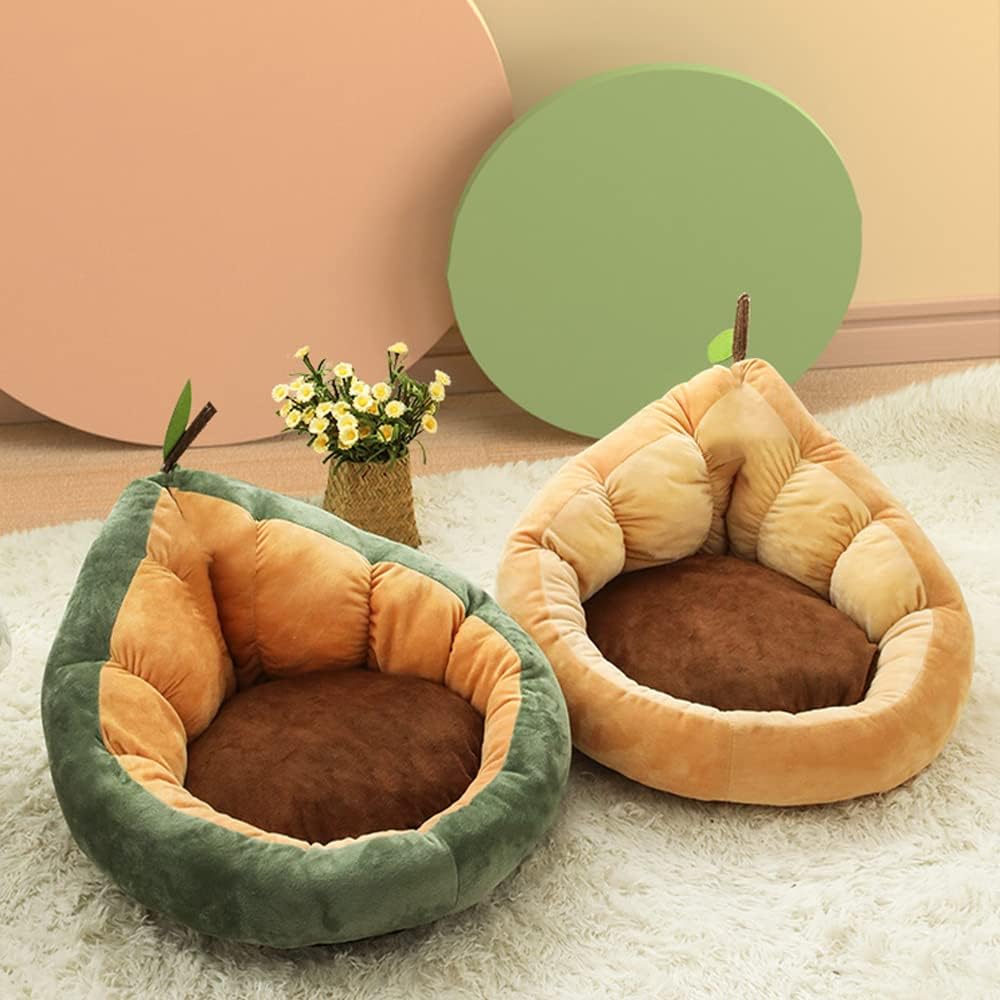 Plush Pet Bed, Cute Warm And Comfortable Sofa Pet Kennel, Thickened Non-Slip Soft Pet Bed For Dogs And Cats