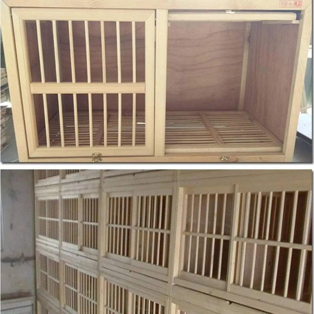 Pigeon Loft Cage with Doors Open Upside  80*40*45cm Pets971.com