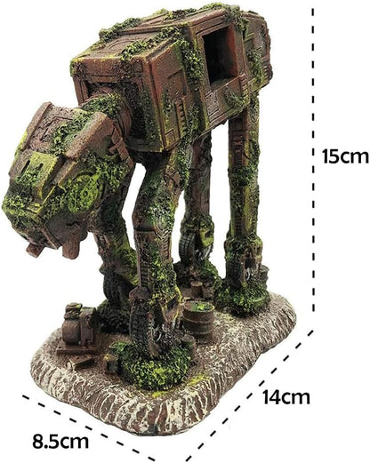 نباتات بلاستيكية اصطناعية لتزيين أحواض السمك، شجرة زهر الكرز الوردية مع العشب، مجموعة أشجار ديكور لأحواض السمك، إكسسوارات ديكور لأحواض الأسماك