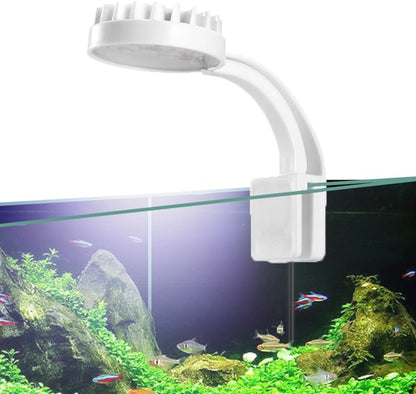 Mini Aquarium Light Clip, LED Plant Light for Plant Growth, 5W Fish Tank Light Clip for Small Fish Tanks, Aquascapes