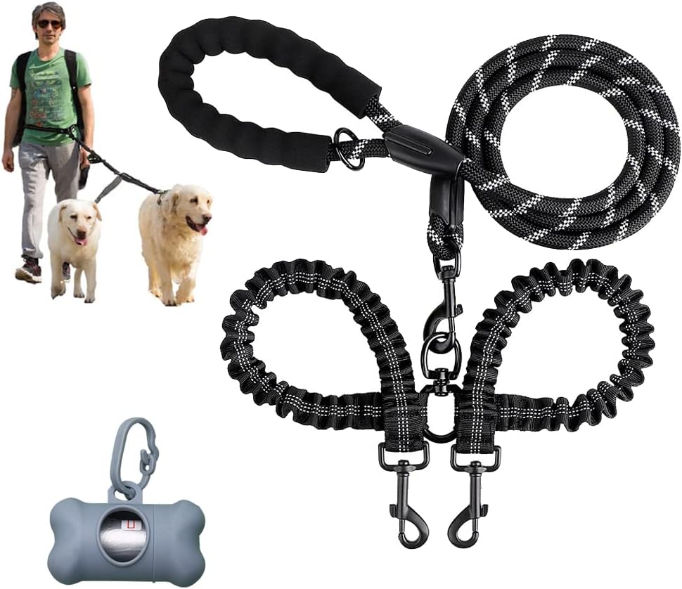 Durable Nylon Non-Slip Leash With Comfortable Padded Handle And Highly Reflective Leash For Medium To Large Dogs，Carry-On Litter Box