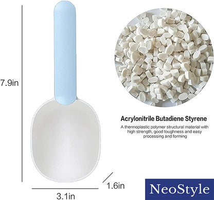 Pack of Cat Food Scoop+Litter Scoop,Pet Supplies Dog Food Spoon Cat Food Shovel Multi-Function Scoop，Cat Litter Scoop Shovel Pet Supplies Cleaner Tool