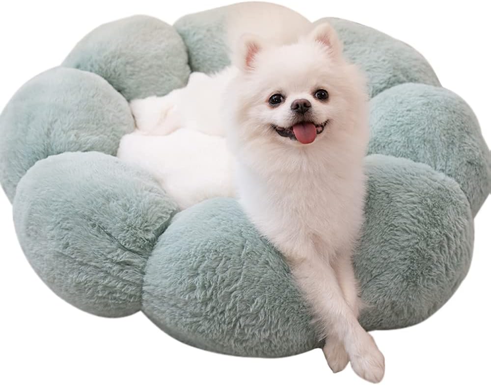 Plush Pet Bed, Cute Warm And Comfortable Sofa Pet Kennel, Thickened Non-Slip Soft Pet Bed For Dogs And Cats