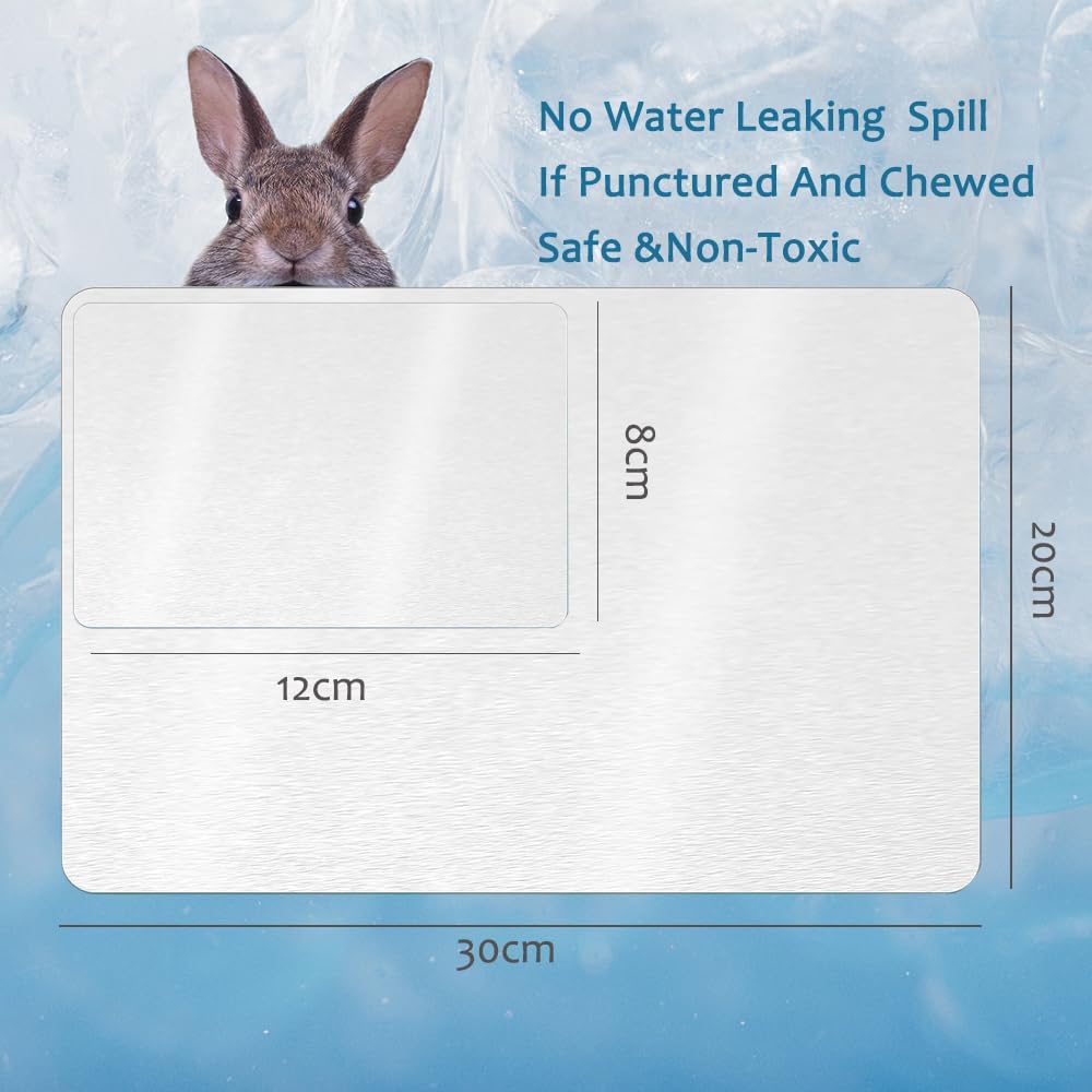 Hamster Cooling Pad, Ceramic Crystal Cooling Plate Pet Cooling Mat, Anti-bite Easy to Clean Ice Pad for Hamsters Rabbits and Other Small Pets