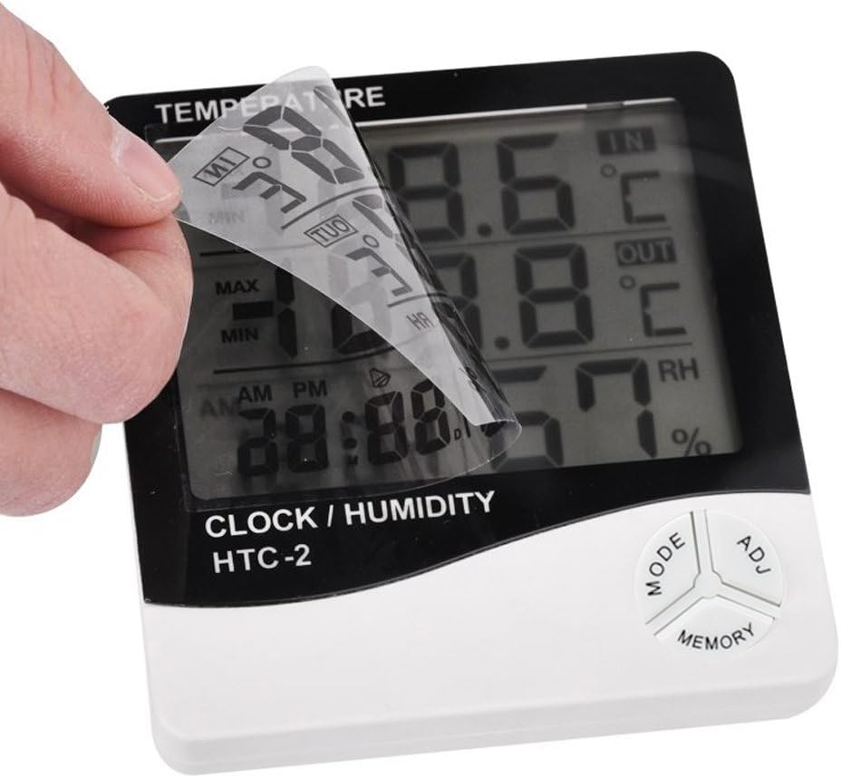 جهاز قياس درجة الحرارة والرطوبة الرقمي للحيوانات الأليفة في الأماكن المغلقة والمفتوحة HTC-2