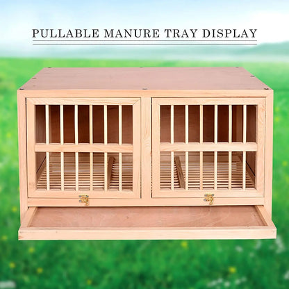 Pigeon Loft Cage with Doors Open Upside  80*40*45cm Pets971.com