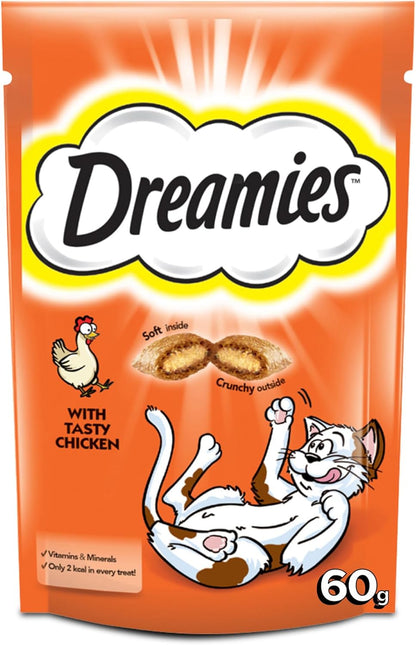 Dreamies Cat Treats, Chicken, 60 Gm