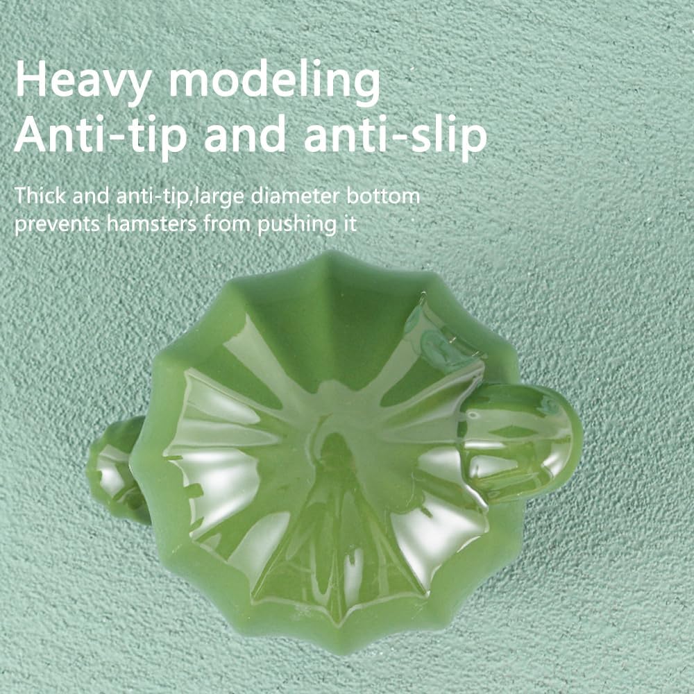 مخبأ سيراميك كبير جدًا للهامستر، موئل هامستر بارد في الصيف، سرير بارد، ملحقات هامستر، كهف منزل مضاد للعض للفئران 