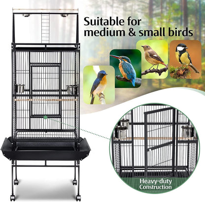 Bird Cage Large Size 81L x 76W x 173H centimeters