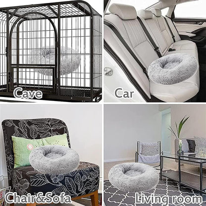 Cat Beds for Indoor Cats,Plush Pet Bed,Cat Sleeping Bed,Machine Washable Dog Bed,Snooze Sleeping Cozy Kitty Teddy Kennel,for Small Medium Large Pets