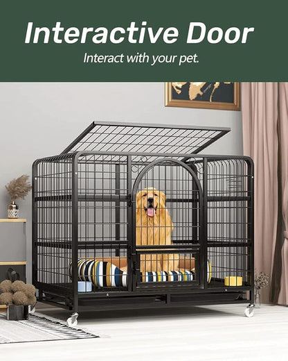 43inches Dog Cage Large Size 110X72X96cm