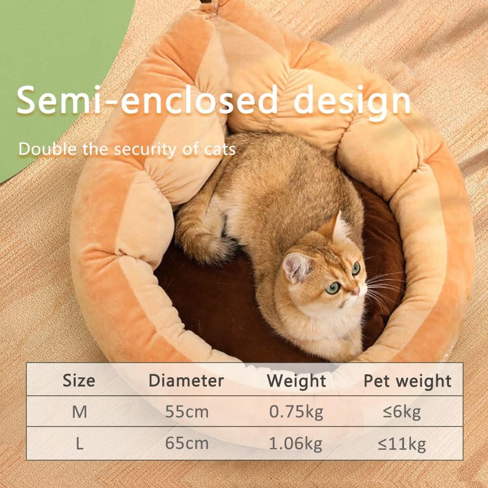 Plush Pet Bed, Cute Warm And Comfortable Sofa Pet Kennel, Thickened Non-Slip Soft Pet Bed For Dogs And Cats