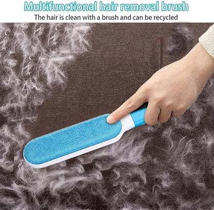 Pet Hair Remover, Double-Sided for Cats and Dogs- Blue